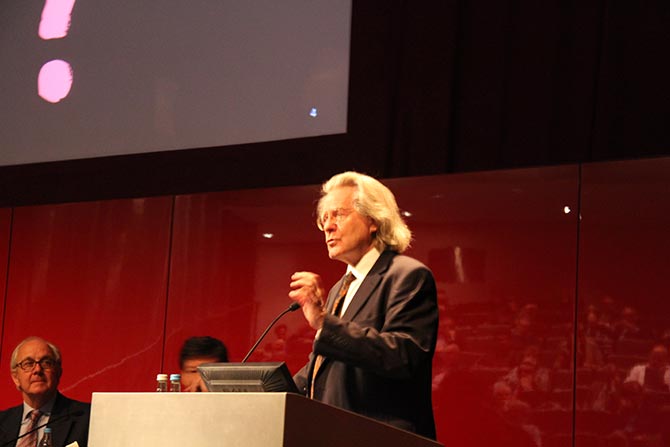 Professor Anthony Grayling was the keynote speaker