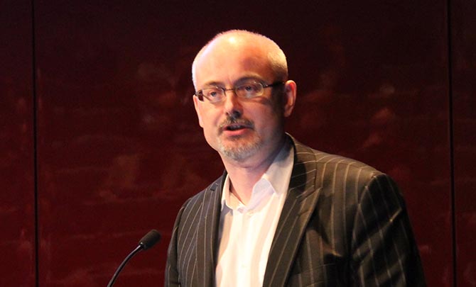 Henry Fairpo of Fjord was one of two portfolio speakers